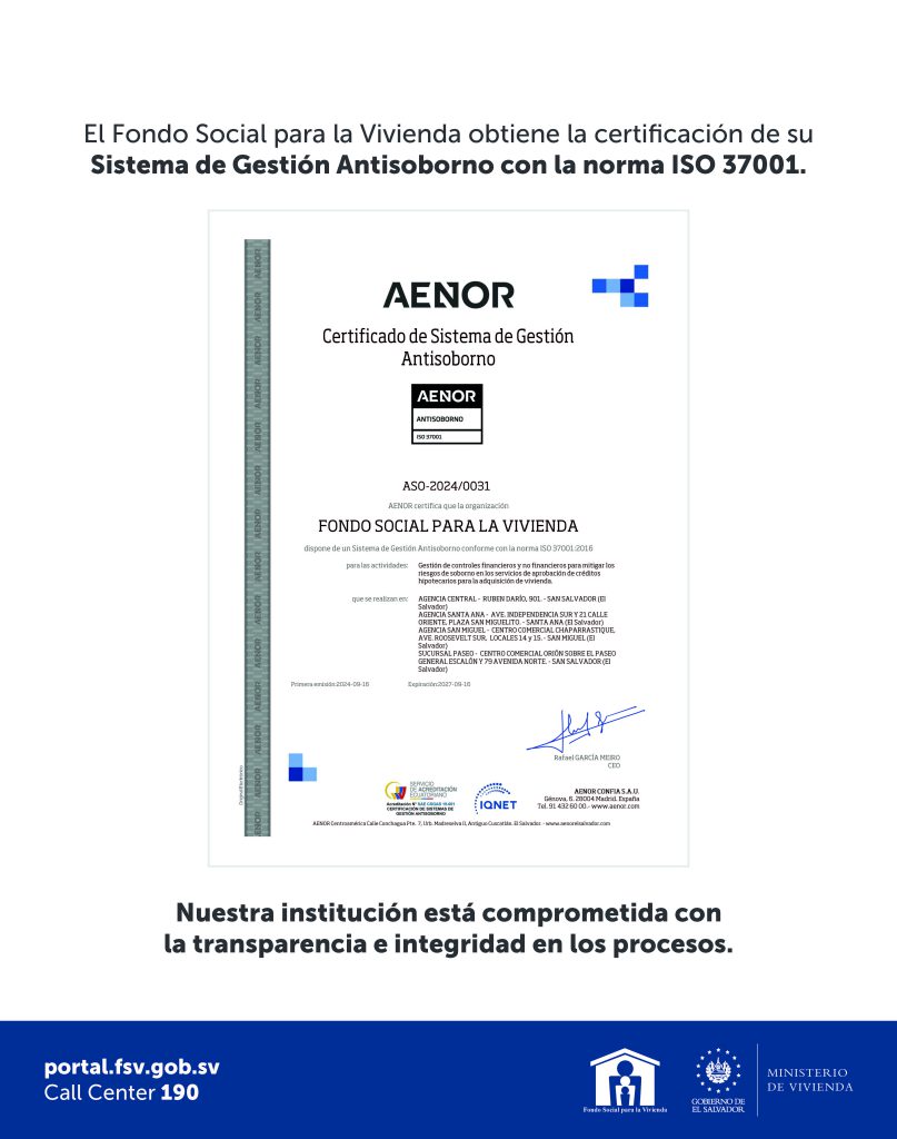 Imagen sobre certificación antisoborno