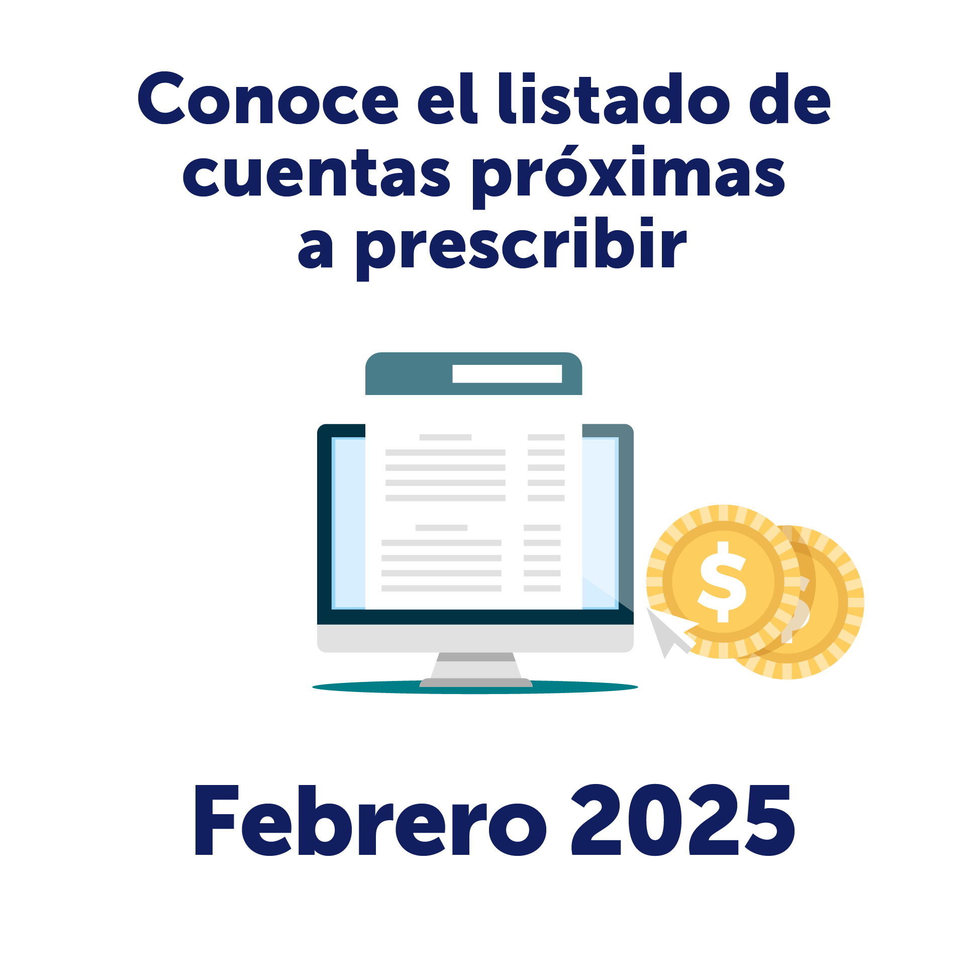 Cuentas por prescribir 2025, haz click aquí para conocer más de esta noticia