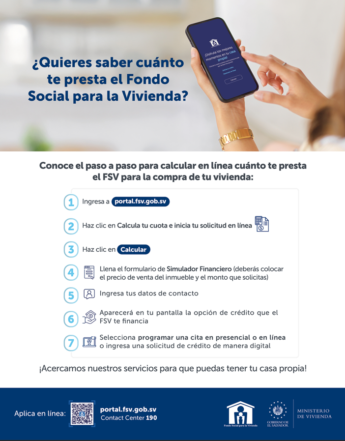 imagen con información sobre el paso a paso sobre calculo de la cuota